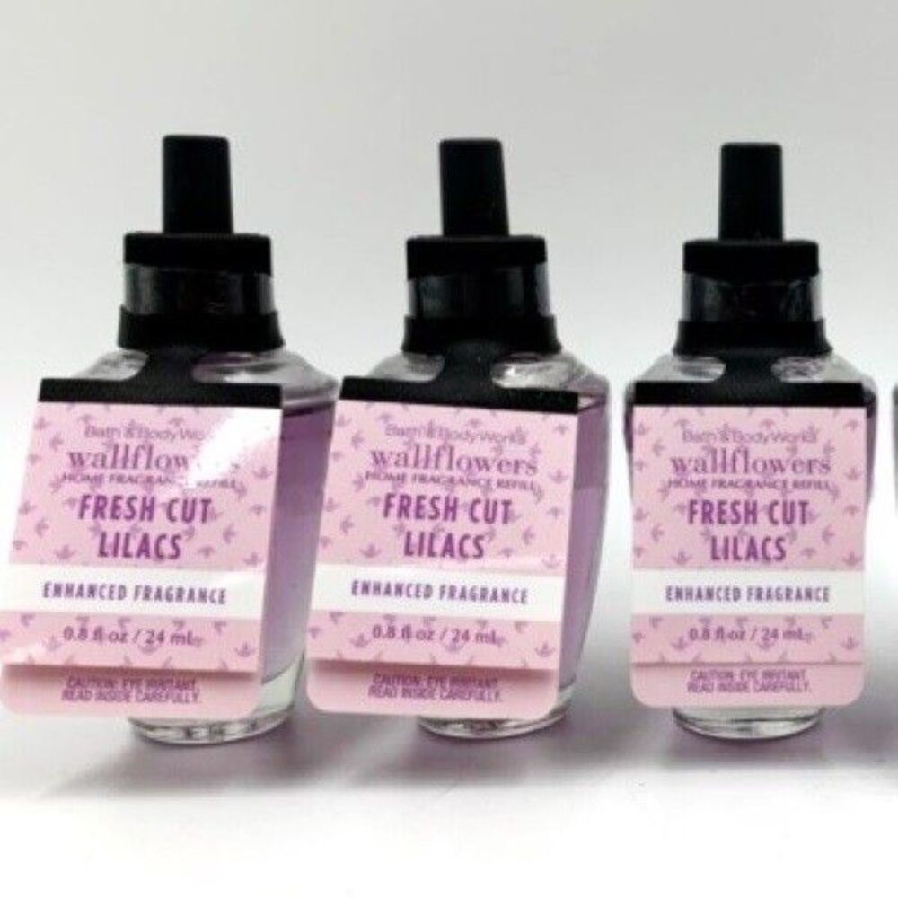 Bath and Body Works FRESH CUT LILACS Wallflower Home Fragrance Refill X3